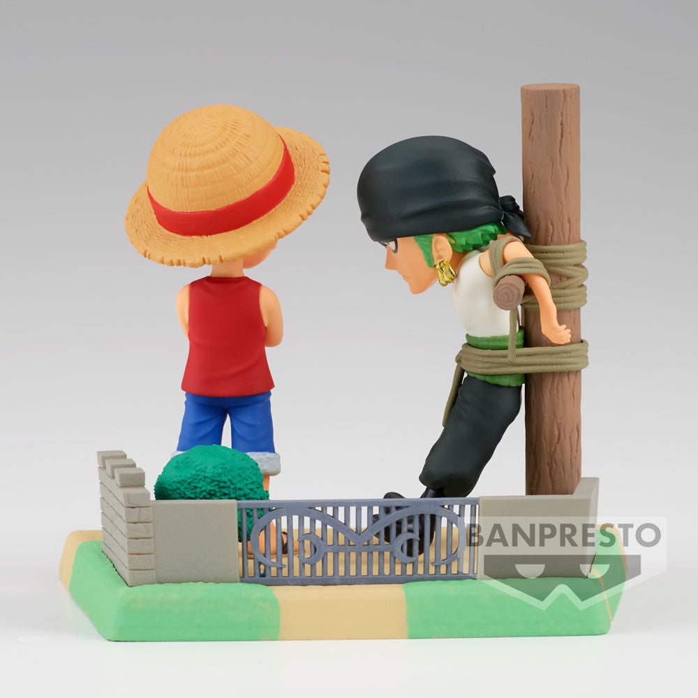 Figure Monkey D Luffy & Roronoa Zoro Log Stories One Piece 7cm