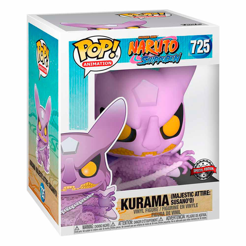 naruto shippuden kurama exclusive pop figure
