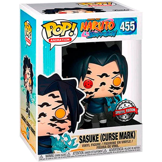 Naruto Shippuden Sasuke Curse Mark Exclusive POP Figure