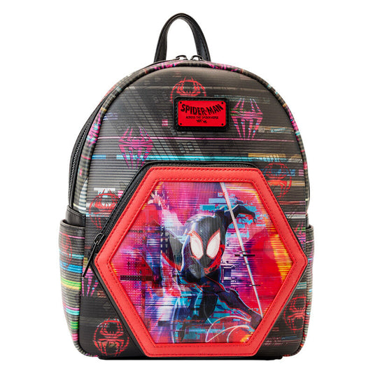 lenticular backpack crossing the multiverse spiderman marvel loungefly 27cm