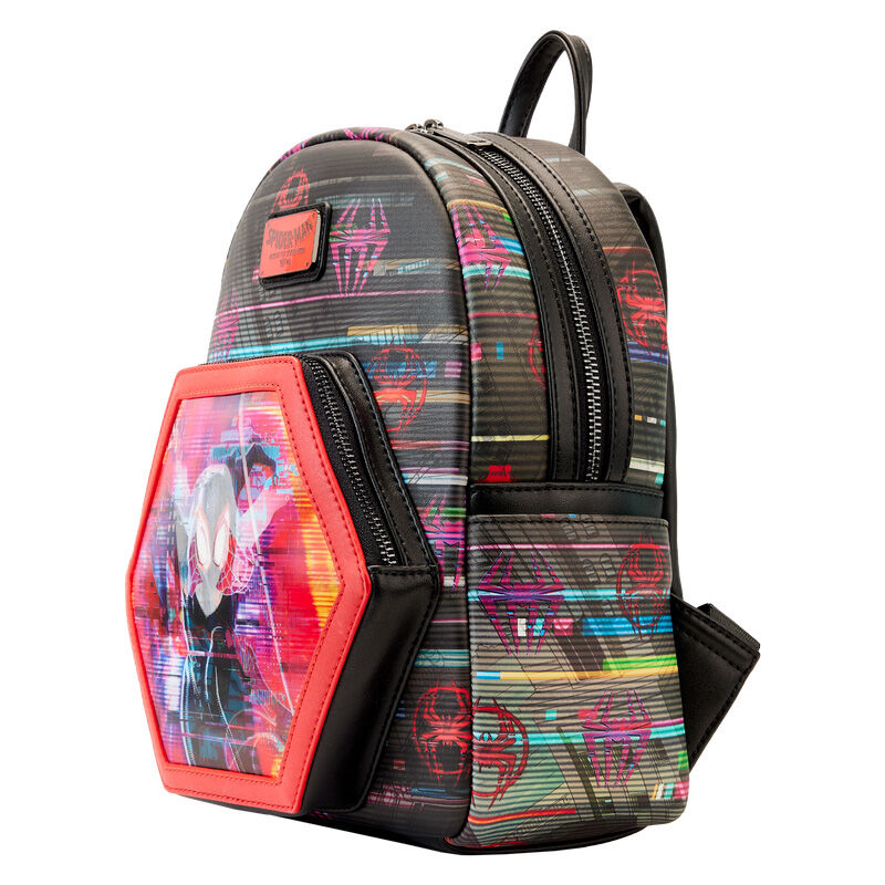 Lenticular backpack Crossing the Multiverse Spiderman Marvel Loungefly 27cm