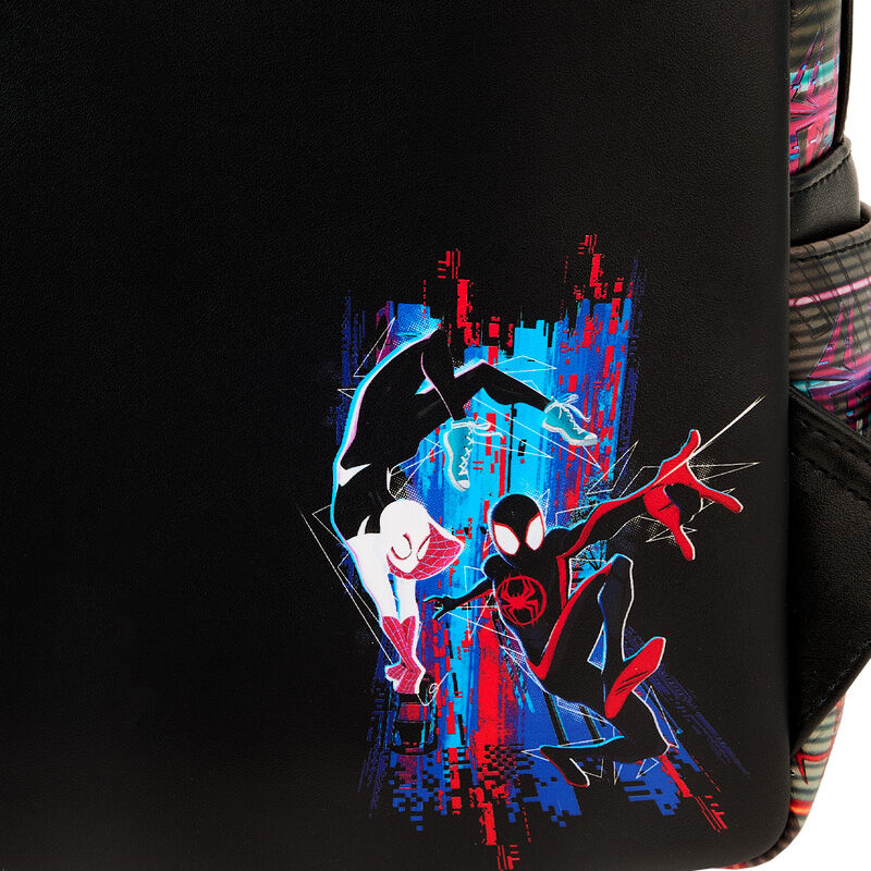 Lenticular backpack Crossing the Multiverse Spiderman Marvel Loungefly 27cm