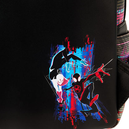 Lenticular backpack Crossing the Multiverse Spiderman Marvel Loungefly 27cm