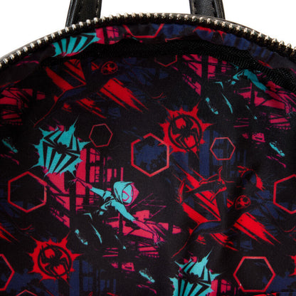 Lenticular backpack Crossing the Multiverse Spiderman Marvel Loungefly 27cm