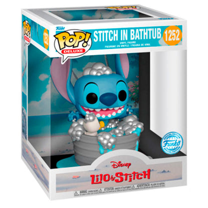 Deluxe POP Figure Disney Lilo & Stitch Stitch in Bathtub Exclusive