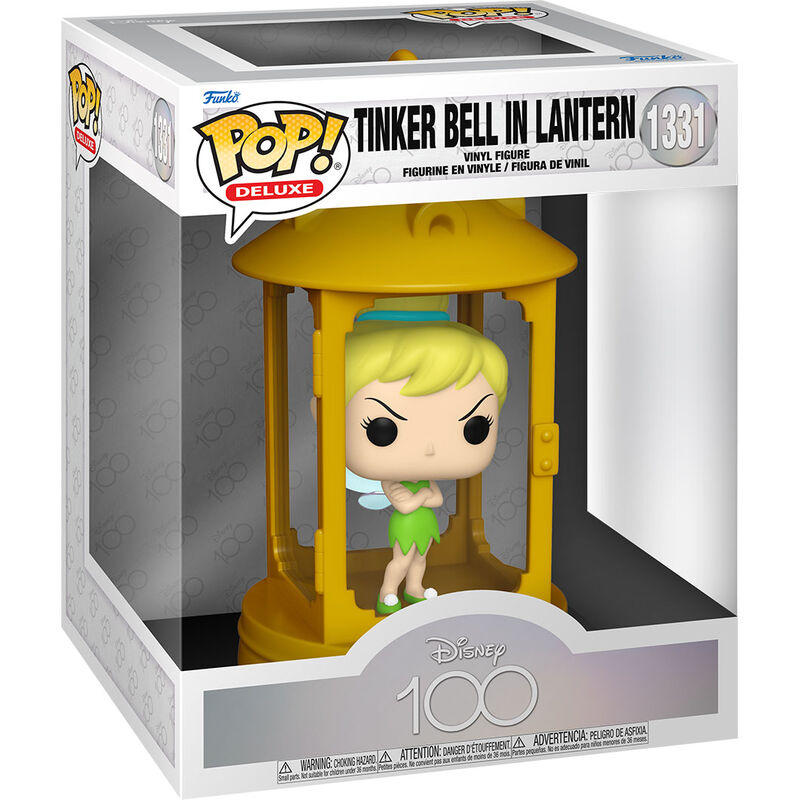 Figura POP Deluxe do Peter Tinker Bell da Disney na Lanterna