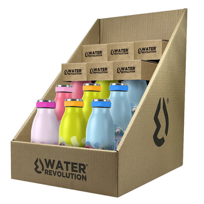 water revolution 350ml assorted thermos bottles