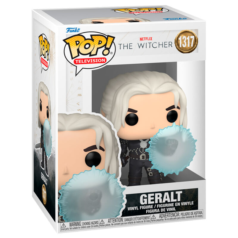 pop figure the witcher geralt with shield