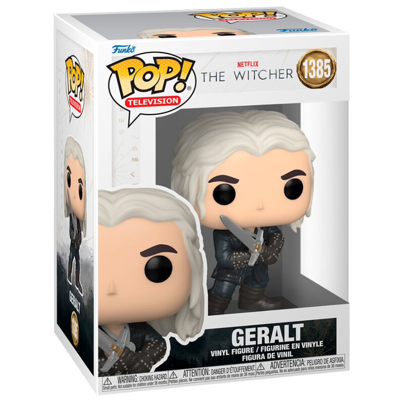 pop figure the witcher geralt with sword