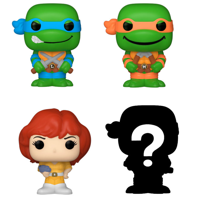 Blister pack of 4 Bitty POP Teenage Mutant Ninja Turtles Leonardo figures