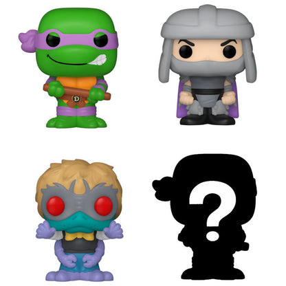 Blister pack of 4 Bitty POP Teenage Mutant Ninja Turtles Donatello figures