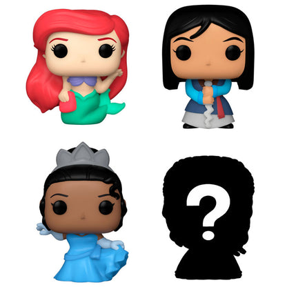 Blister pack of 4 Bitty POP Disney Princesses Ariel figures