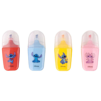 Blister pack of 4 Stitch Disney highlighters