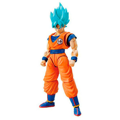 Figure Son Goku Super Saiyan God Saiyan Dragon Ball 14cm