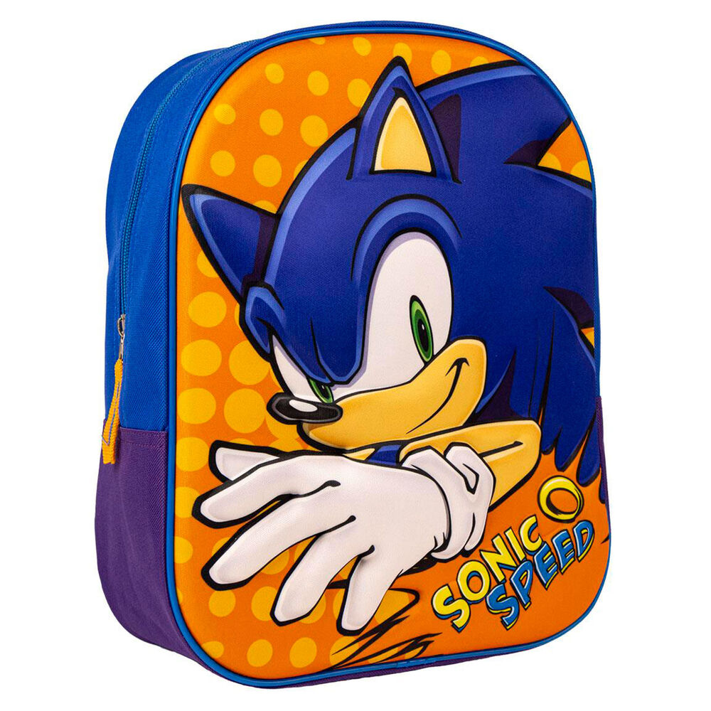 3D Sonic The Hedgehog Backpack 31cm