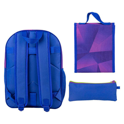 Sac à dos + sac fourre tout + sac à goûter Sonic Prime 42 cm