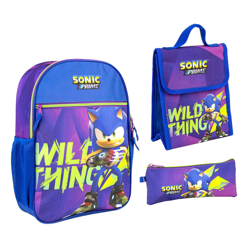 backpack  everything bag  sonic prime snack bag 42cm