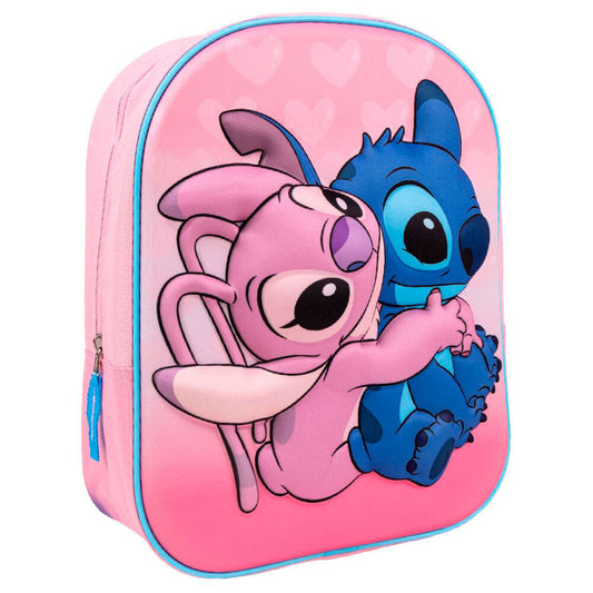 3d angel stitch disney backpack 31cm