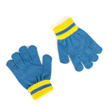 Conjunto infantil Bluey: Gorro Luvas Cachecol