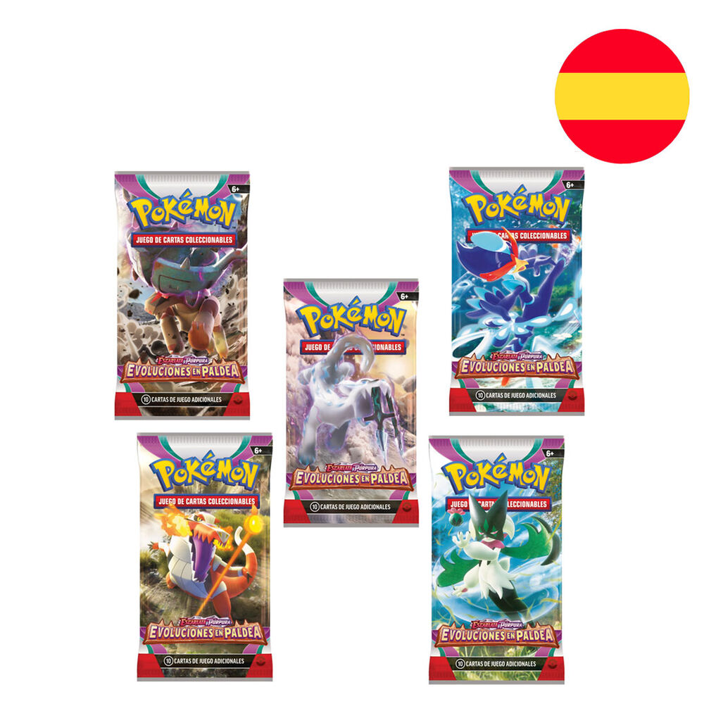 about evolution cards in paldea pokemon spanish