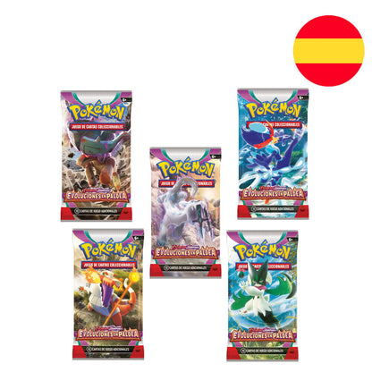 about evolution cards in paldea pokemon spanish