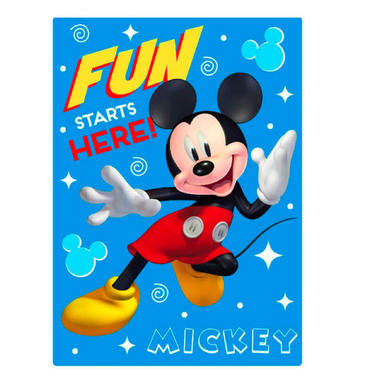 disney mickey mouse fleece blanket