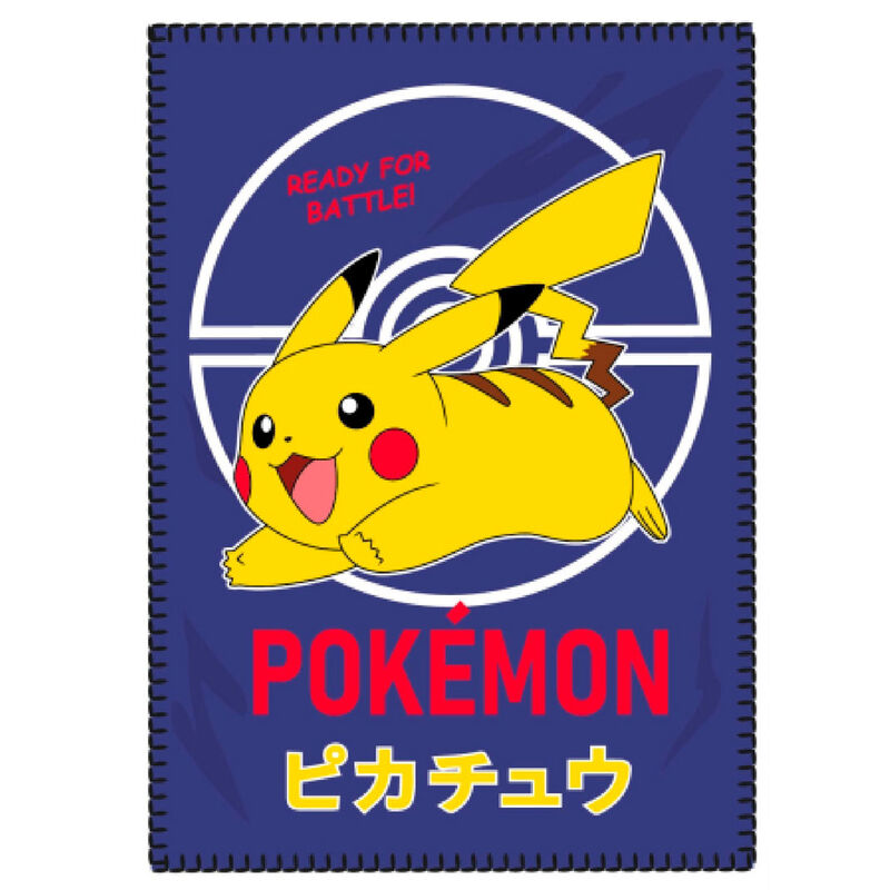 Pokemon fleece blanket