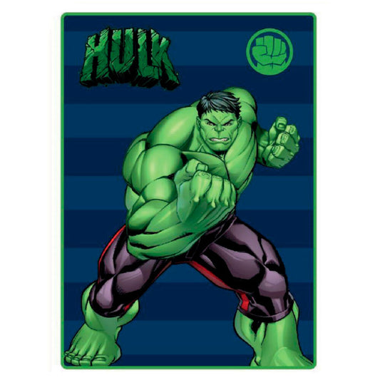 hulk fleece blanket the avengers marvel