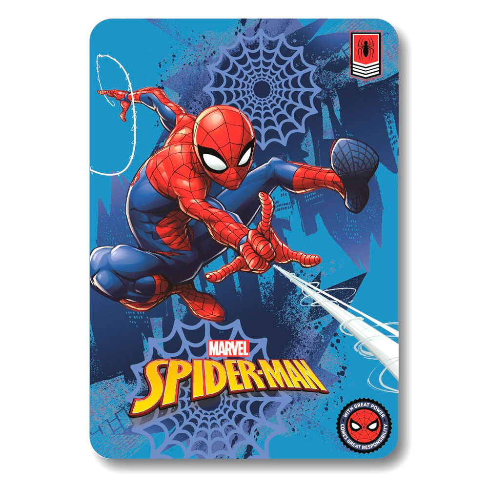 marvel spiderman fleece blanket