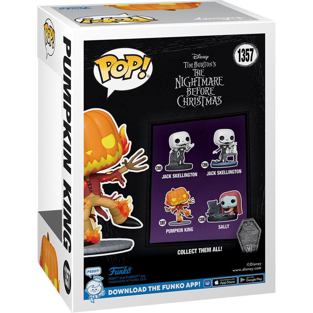 Figura Disney POP! del Rey Calabaza del 30 º aniversario de Pesadilla antes de Navidad