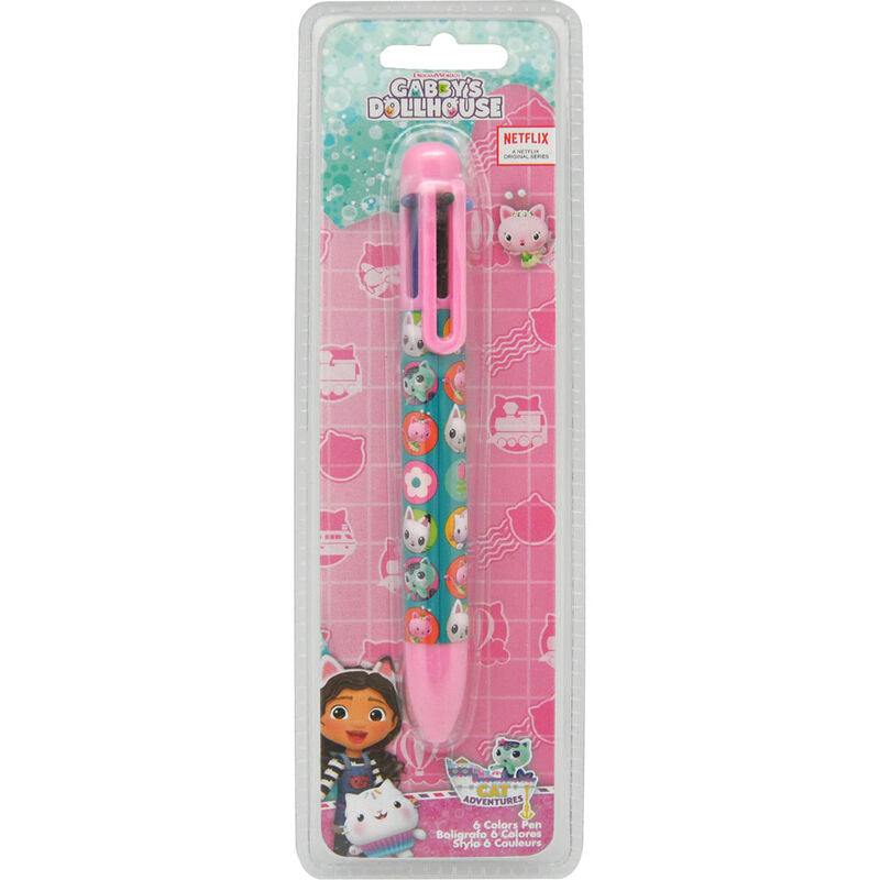 gabby's dollhouse 6 color pen