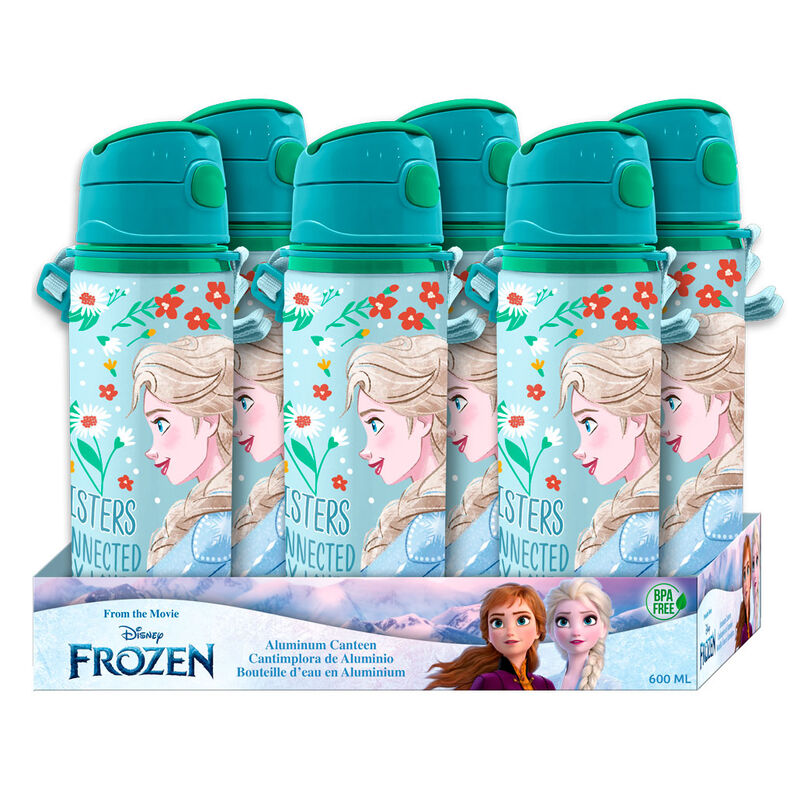 Disney Frozen 600ml Aluminium Wasserflasche