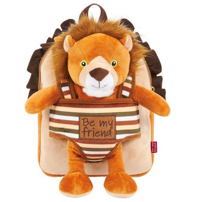 Plecak dwustronny + pluszowy Lenny Lion 25cm