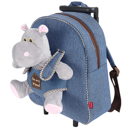 Wózek Pluszowy Hipopotam Ostrokrzew 38 cm