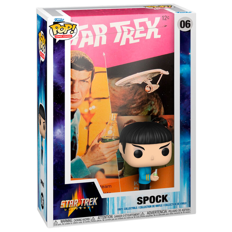 pop figure comic cover star trek spock