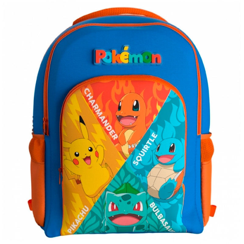 pokemon starters backpack 43cm adaptable