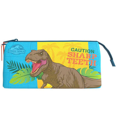 Jurassic World triple pencil case