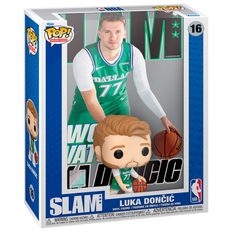 pop figure cover slam nba luka doncic