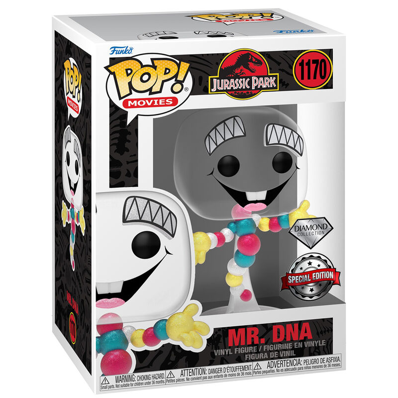 Figura POP exclusiva de Mr DNA de Jurassic Park