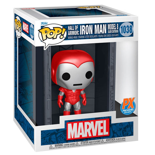 pop figure deluxe marvel hall of armor iron man model 8 exclusive