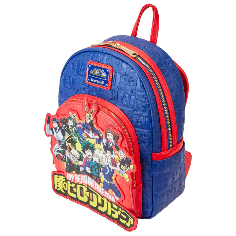 Loungefly Rucksack mit geprägtem My Hero Academia Logo  26 cm