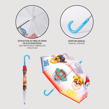 Paw Patrol Bubble Manual Umbrella 45cm