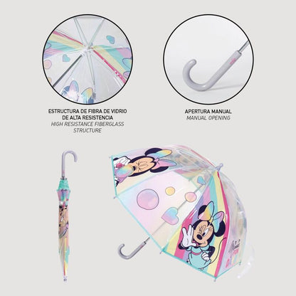 Minnie Mouse Disney Bubble Manual Umbrella 45cm