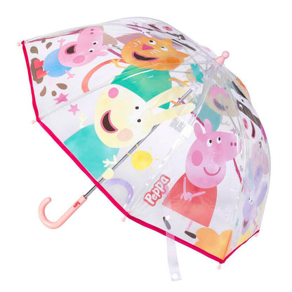 peppa pig bubble manual umbrella 45cm