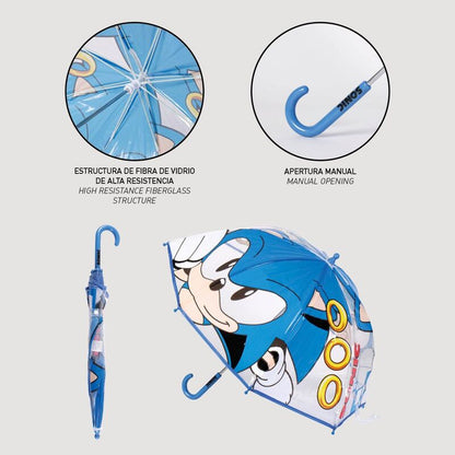 Sonic The Hedgehog Bubble Manualny parasol 45 cm