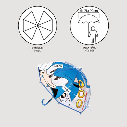 Sonic The Hedgehog Bubble Manualny parasol 45 cm