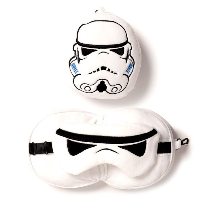 star wars imperial stormtrooper travel pillow eye mask relaxeazzz