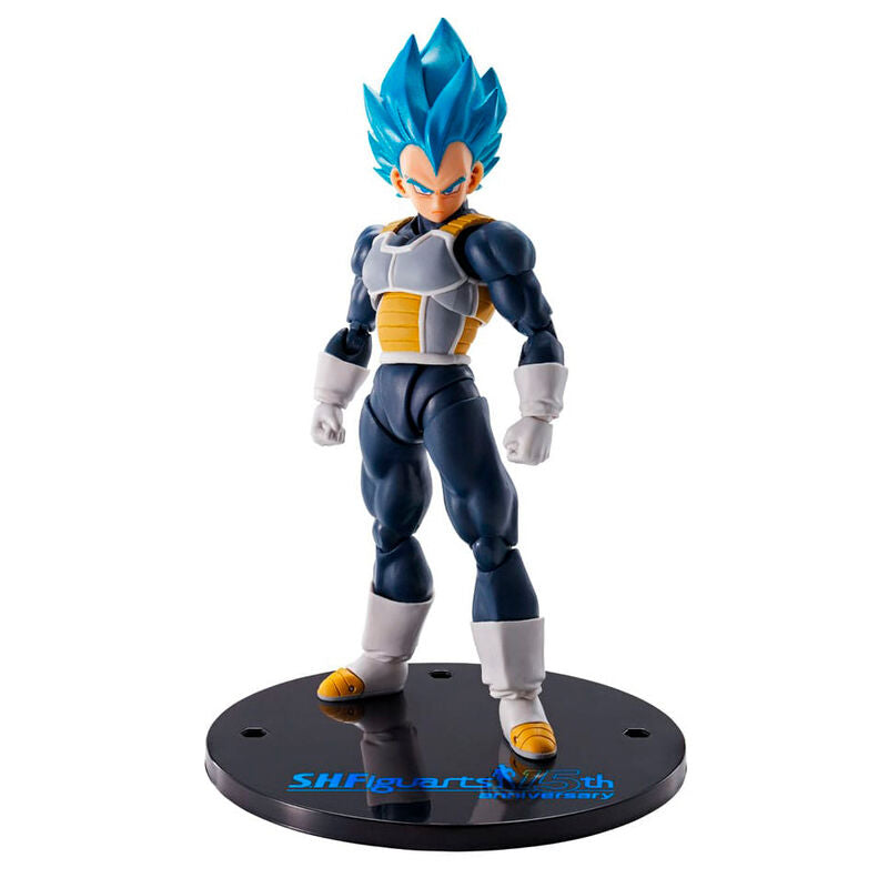 figure sh figuarts vegeta super saiyan blue 15th anniversary dragon ball super 14cm