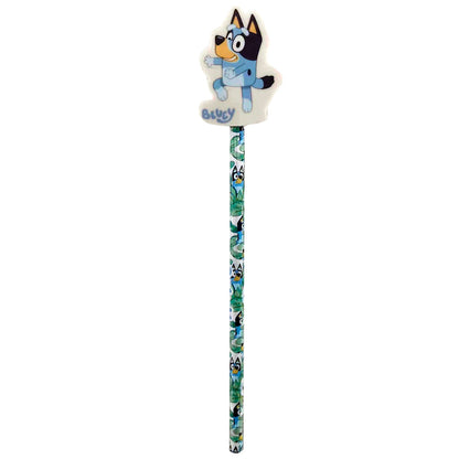 bluey pencil with eraser