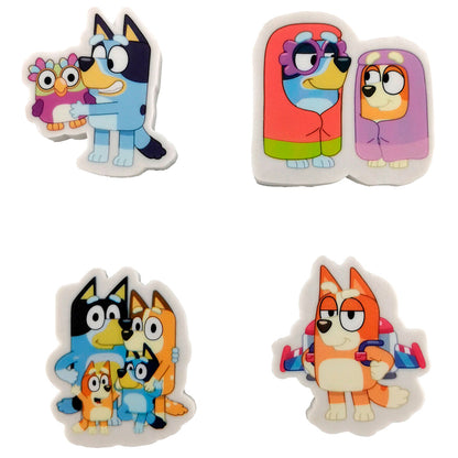 Bluey 4er Pack Radiergummis